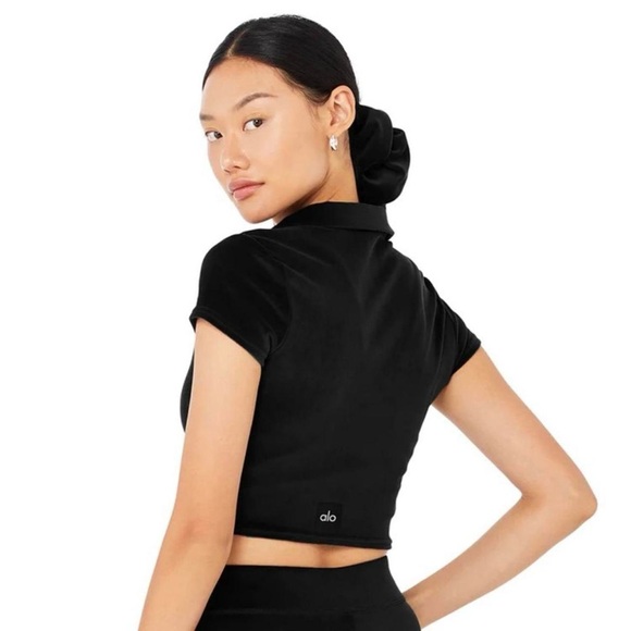 Alo Yoga Velour Choice Polo - Picture 3 of 5